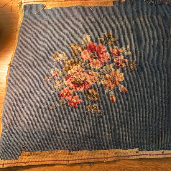 Vintage Other - Vintage Needlepoint Seat Cover